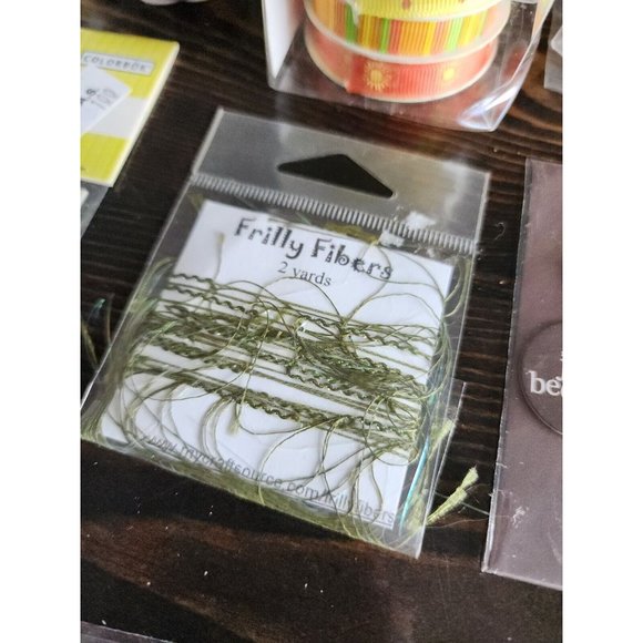 LOT - Journal Scrapbook Embellishments Ribbon & Accessories Retired New #26 - Picture 4 of 16